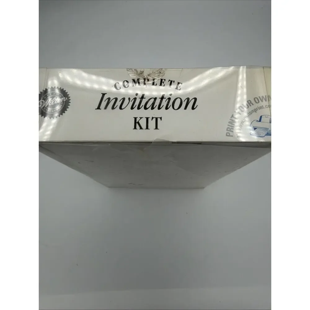 WILTON Wedding INVITATION Kit 40 Sets W/ Print Your Own Invites Envelopes Flower